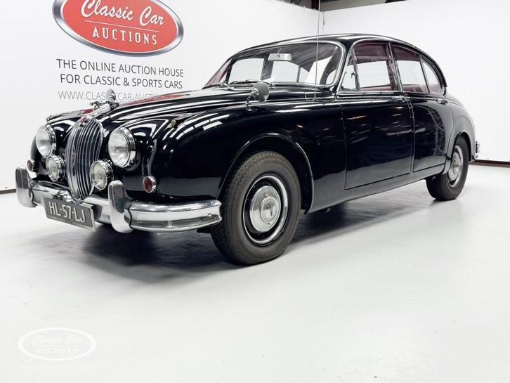 Jaguar MK II 2.4  - ONLINE AUCTION, Auto's, Oldtimers, Bedrijf, Jaguar, Benzine, Handgeschakeld, Geïmporteerd, Zwart