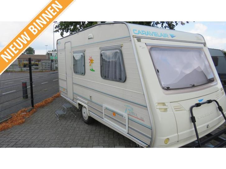 Caravelair Bamba de Luxe 416 bj 1997 Vt nu €3299, Caravans en Kamperen, Caravans, Bedrijf, tot en met 4, 750 - 1000 kg, Standaardzit