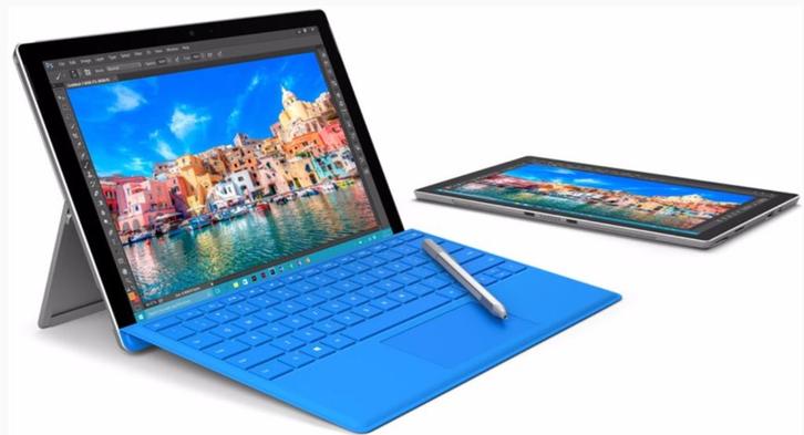 Surface Pro 4 Tablet/laptop met pen, Computers en Software, Desktop Pc's, Zo goed als nieuw, 2 tot 3 Ghz, SSD, 8 GB, Ophalen of Verzenden