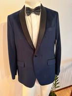 NIEUW Smoking Rolkraag Colbert Fluweel EU52 Blauw, Kleding | Heren, Verzenden, Nieuw, Maat 52/54 (L), Blauw