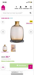 Vaas Rowan Leenbakker - 3 stuks - Nieuw, Huis en Inrichting, Ophalen, Overige kleuren, Nieuw, Glas