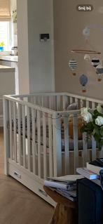 Box wit met lade - in hoogte verstelbaar, Kinderen en Baby's, Boxen, Ophalen, Gebruikt, Rechthoekig, In hoogte verstelbaar