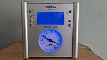 Sangean wekkerradio digitaal en analoog (radiografisch)