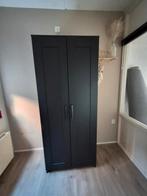 Zwarte kledingkast ikea 78x190 cm, Huis en Inrichting, Kasten | Kledingkasten, Ophalen, Gebruikt, 100 tot 150 cm, 150 tot 200 cm