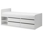 Ikea bed, Ophalen, Wit, Tweepersoons, Zo goed als nieuw