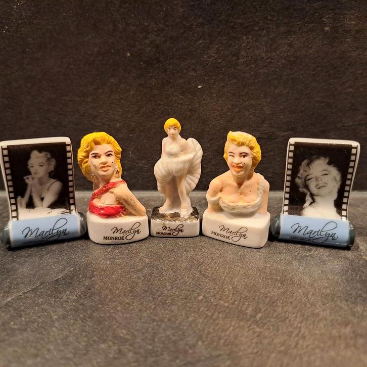 Marilyn Monroe 'feves' uit Frankrijk, Verzamelen, Beelden en Beeldjes, Gebruikt, Ophalen of Verzenden