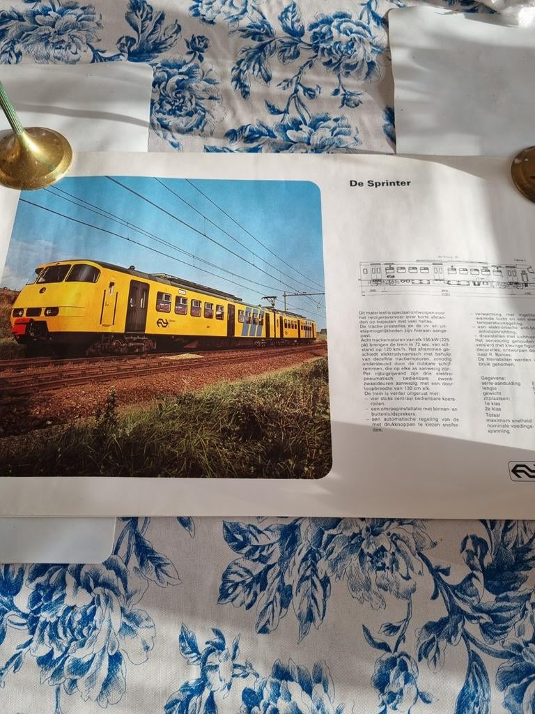 Originele NS Sprinter Poster, Verzamelen, Ophalen of Verzenden