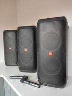 JBL 310 - 320 partyspeakers te huur, Ophalen, JBL, Zo goed als nieuw, 120 watt of meer