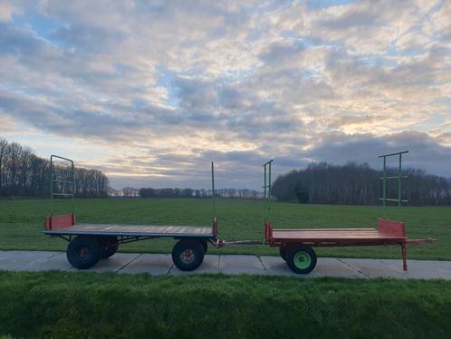 Platte wagens, Zakelijke goederen, Agrarisch | Werktuigen, Ophalen