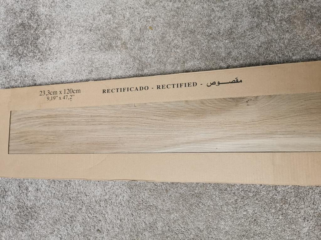 Houtlook tegels 23x120cm, Doe-het-zelf en Verbouw, Tegels, Nieuw, Vloertegels, Keramiek, 60 cm of meer, 20 tot 40 cm, Minder dan 5 m²