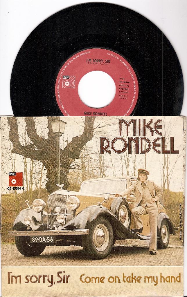 Mike rondell - I'm sorry. sir, Gebruikt, Overige genres, 7 inch, Single