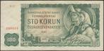Tsjechoslowakije 100 korun 1961, Verzenden, Overige landen, Los biljet