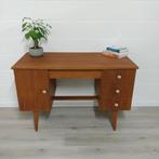 Vintage bureau desk teak, Ophalen of Verzenden, Zo goed als nieuw