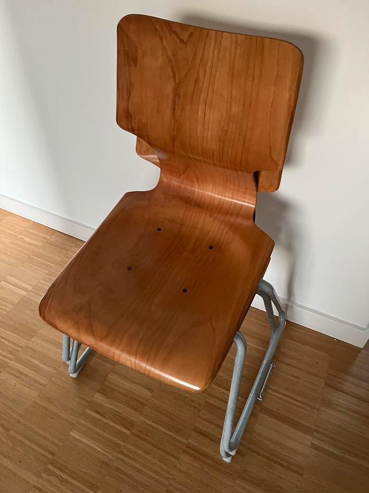 9 x Vintage Pagholz Sledestoel Elmar Flötotto - Adam Stegner, Huis en Inrichting, Stoelen, Gebruikt, Vijf, Zes of meer stoelen