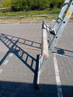 Steek, reform ladder met afzetbank met raamlat, Doe-het-zelf en Verbouw, Ladders en Trappen, Ophalen of Verzenden, Gebruikt, 4 meter of meer