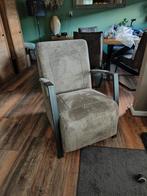 Twee comfortabele fauteuils groen/grijs, Huis en Inrichting, Ophalen, Gebruikt, 75 tot 100 cm, Metaal