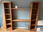 2 houten boekenkasten, Ophalen, Zo goed als nieuw, 25 tot 50 cm