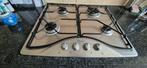 Inbouw whirlpool Gasfornuis - 4 pits, Witgoed en Apparatuur, Kookplaten, Ophalen, Gebruikt, 4 kookzones, Inbouw