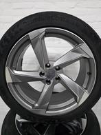 20" Audi Q5 S-line rotor velgen, A-merk Continental zomerban, Gebruikt, 255 mm, Banden en Velgen, Ophalen of Verzenden