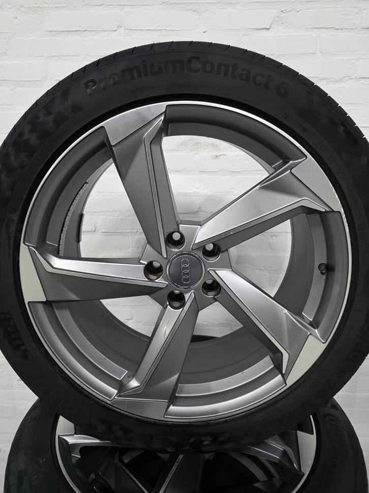 20" Audi Q5 S-line rotor velgen, A-merk Continental zomerban, Auto-onderdelen, Banden en Velgen, Banden en Velgen, Zomerbanden