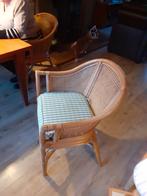 Rotan Eetkamerstoelen Gezocht, Gebruikt, Twee, Bruin, Vintage