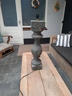 Houten Lampvoet - 75cm - Excl. Kap, Ophalen