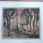 A.J. van 't Hoff - Ets Boerderij, Antiek en Kunst, Ophalen of Verzenden