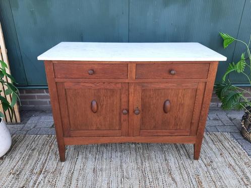 Art Deco kastje jr 20 eiken commode wastafelkastje dressoir, Antiek en Kunst, Antiek | Meubels | Kasten, Ophalen