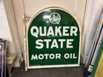 QUAKER STATE groot oud reclamebord, Reclamebord, Gebruikt, ., Ophalen of Verzenden