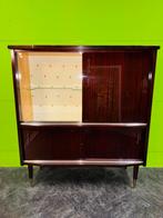 Vintage Midcentury barmeubel kast vitrinekast, Ophalen