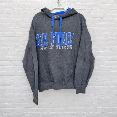 Stadium Atlethics Hoodie Maat M Donkergrijs Blauw Air Force, Kleding | Heren, Truien en Vesten, Zo goed als nieuw, Maat 48/50 (M)
