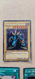 Yu-Gi-Oh! Tri-Horned Dragon LOB-E000, Ophalen of Verzenden, Gebruikt, Losse kaart