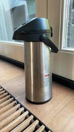 Rvs pomp thermoskan 1,9 liter, Ophalen, Zo goed als nieuw, Rvs