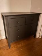 Grenen laden kastje zwart, Huis en Inrichting, Kasten | Ladekasten, Ophalen, 50 tot 100 cm, Zo goed als nieuw, Minder dan 100 cm