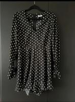 Zwarte jumpsuit witte stippen Loavies, Kleding | Dames, Jumpsuits, Zwart, Ophalen of Verzenden, Maat 36 (S), Onbekend