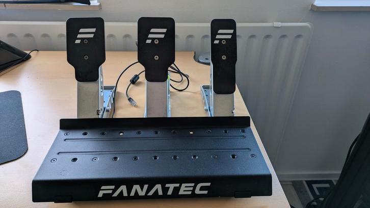 Fanatec CSL pedals pedalen met LC Load Cell kit en extra's, Computers en Software, Joysticks, Gebruikt, Ophalen of Verzenden