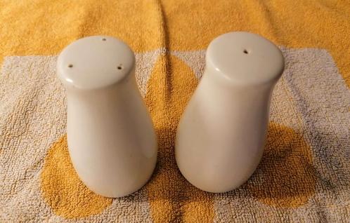 Vintage Zout & Peperstel Crème, Huis en Inrichting, Keuken | Keukenbenodigdheden, Zo goed als nieuw, Ophalen of Verzenden