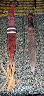 Antiek mes met schede Toeareg, Malinke of Mandingue,, Ophalen of Verzenden
