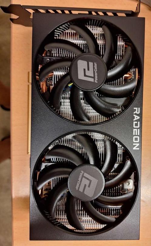 PowerColor Fighter RX 7600 videokaart, Computers en Software, Videokaarten, Zo goed als nieuw, PCI-Express 4.0, GDDR6, Ophalen of Verzenden