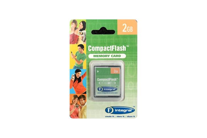 Integral 2GB CompactFlash geheugenkaart, Audio, Tv en Foto, Fotografie | Geheugenkaarten, Nieuw, Compact Flash (CF), 2 GB, Fotocamera
