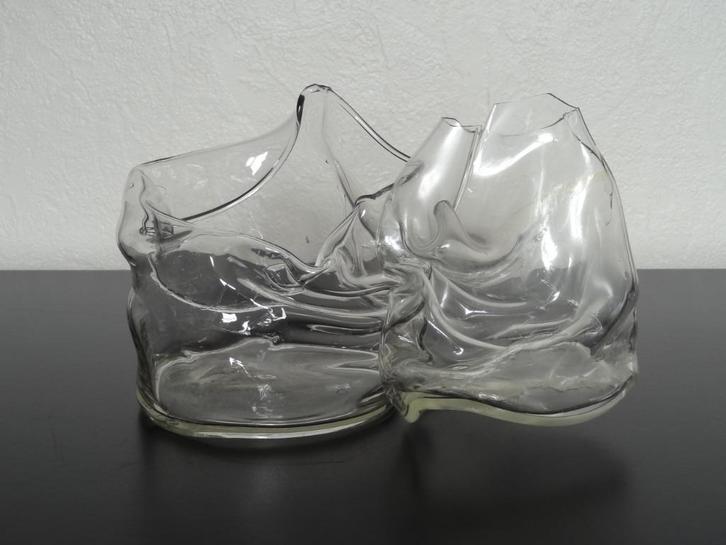 Glasobject van Sander Wassink, afmeting ca 22 x 14 x 12 cm, Antiek en Kunst, Kunst | Designobjecten, Verzenden
