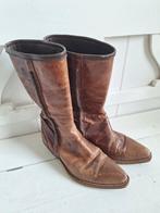 Prachtige kwaliteits leren western/cowboy laarzen maat 39, Kleding | Dames, Schoenen, Hoge laarzen, Bruin, Loblan, Ophalen of Verzenden