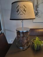 SUPERMOOIE RIVIERA MAISON DISPLAY TAFELLAMP INCLUSIEF KAP, Ophalen, Zo goed als nieuw, Glas, Minder dan 50 cm