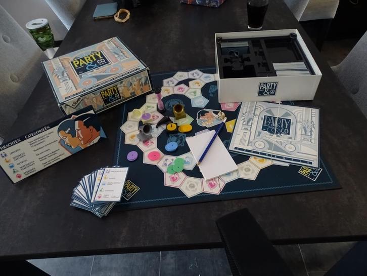 Party & Co, 3-15 spelers, Diset, Hobby en Vrije tijd, Gezelschapsspellen | Bordspellen, Gebruikt, Drie of vier spelers, Vijf spelers of meer