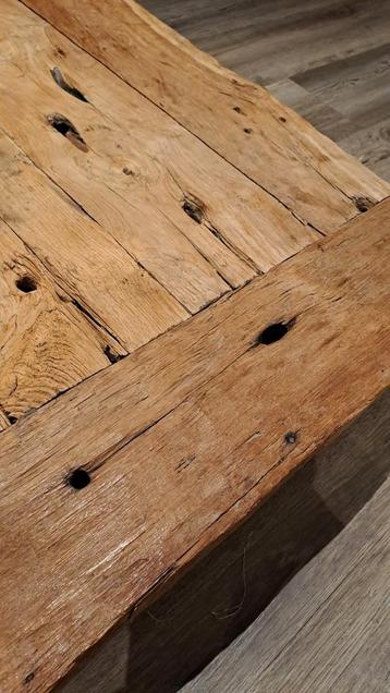 Eikenhout salontafel 140x70 beschikbaar voor biedingen
