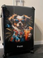 Zwarte Koffer - No Boring Suitcases - Nieuw 98L, Hard kunststof, 45 tot 55 cm, Slot, Ophalen of Verzenden