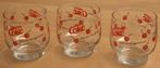 3 cherry Coke glazen met een vleugje kersen waanzinnig lekke, Verzamelen, Glas en Borrelglaasjes, Ophalen of Verzenden, Nieuw