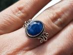 925 zilveren ring met ruwe saffier maat 17,25  - Vanoli, Nieuw, Blauw, Met edelsteen, 17 tot 18
