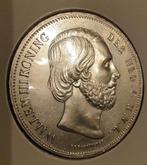 Rijksdaalder 1854 UNC-, Postzegels en Munten, Munten | Nederland, Ophalen of Verzenden, Koning Willem III, 2½ gulden