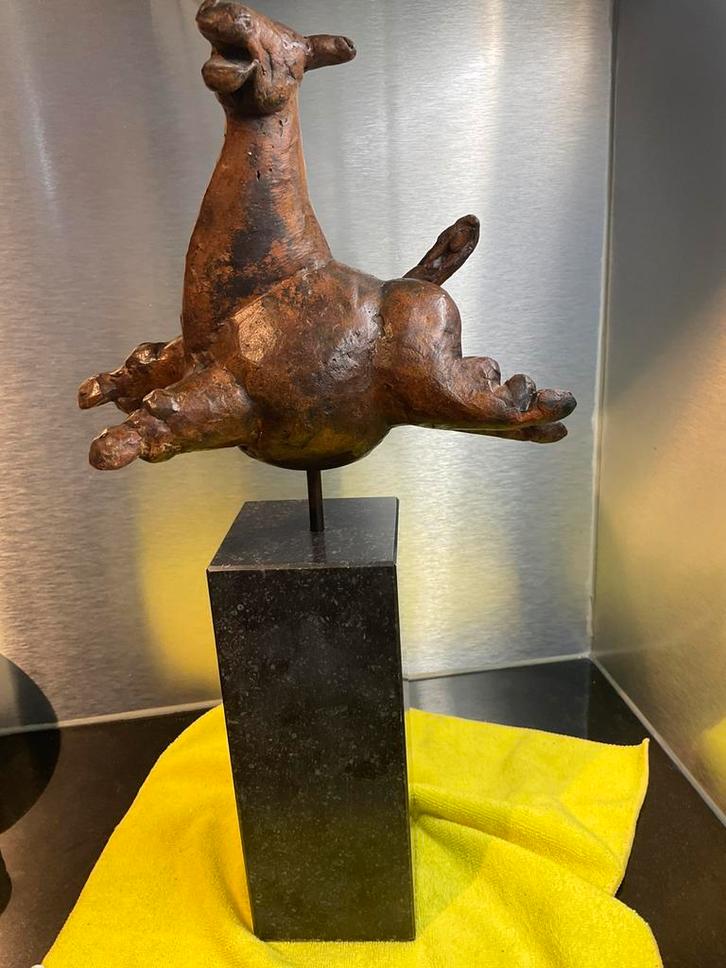 Beeld van kunstenaar Mohana van den Kroonenberg (pim spingt), Antiek en Kunst, Kunst | Beelden en Houtsnijwerken, Ophalen